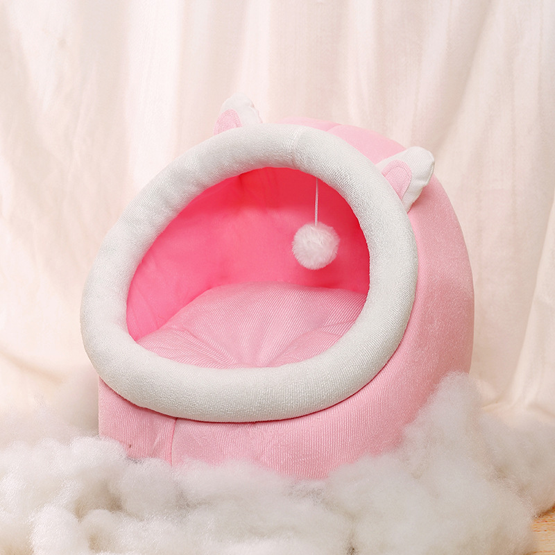 All-season Semi-enclosed Cat And Dog Bed
