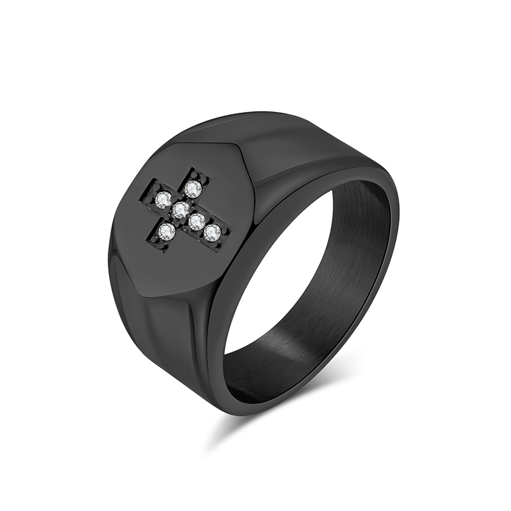 Stainless Steel Cross Ring, picture 2 of 5