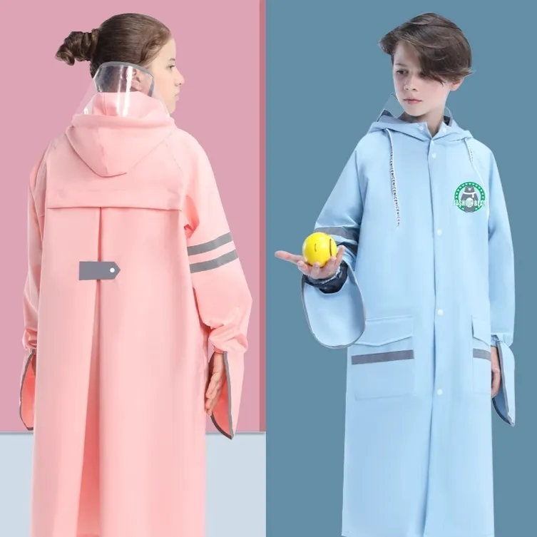 Children's Raincoat Girls Boys Primary School Students