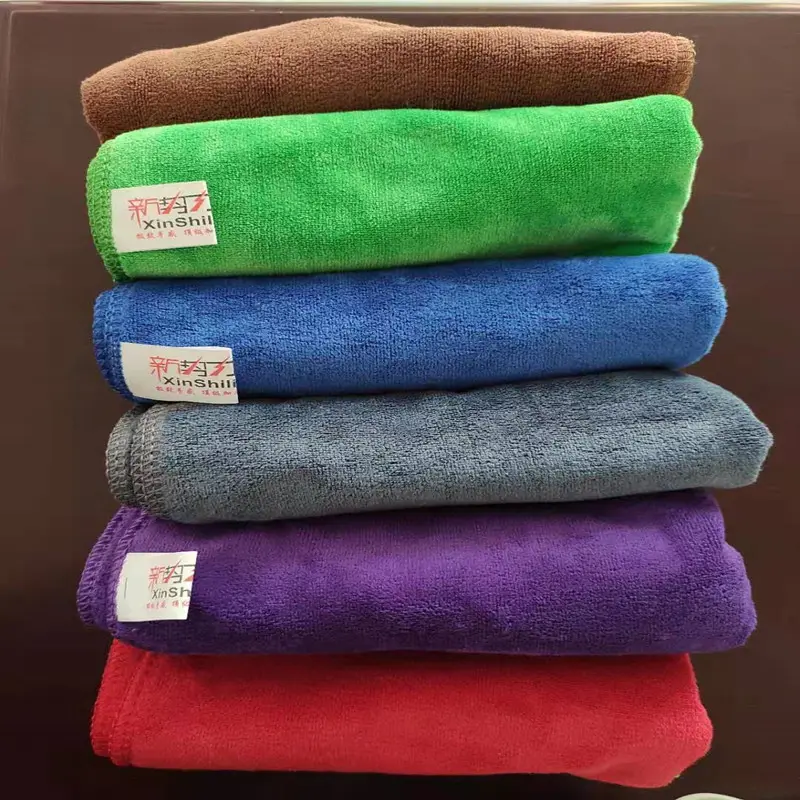 450g Large Thick Fiber Fleece Towel