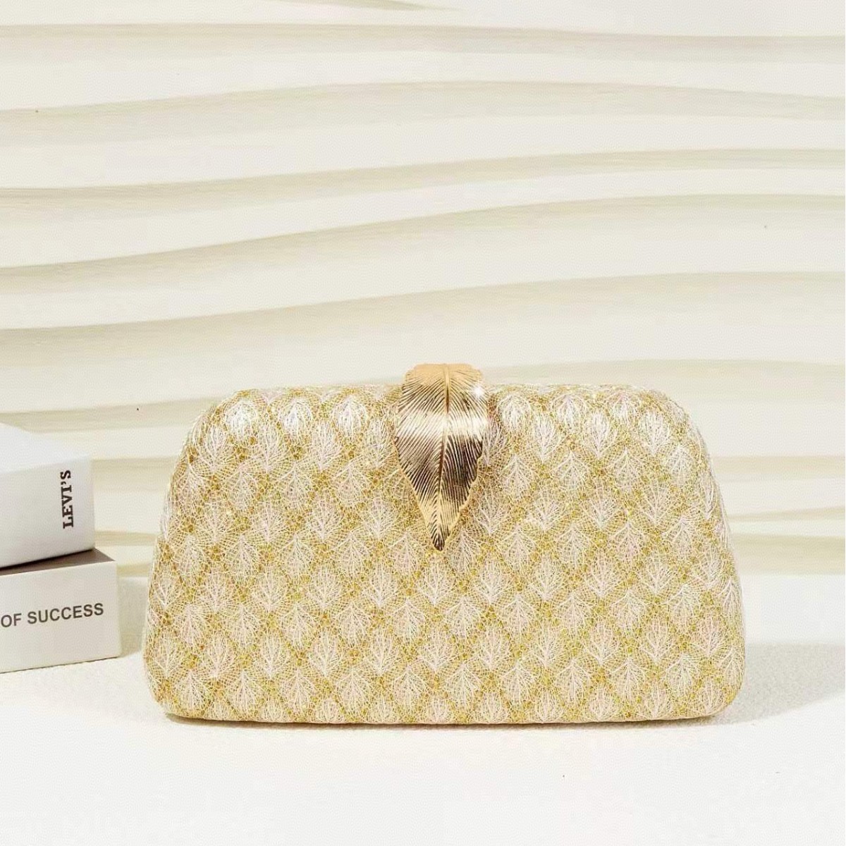 Detachable Chain Clutch Bag Womens Shoulder Crossbody Bag