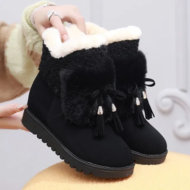 New Style Mid length Snow Boots For Kids And Students Black - Shop at LoveMi