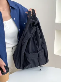 Backpack Large Capacity Casual All-match Shoulder Bag - Black - View 1