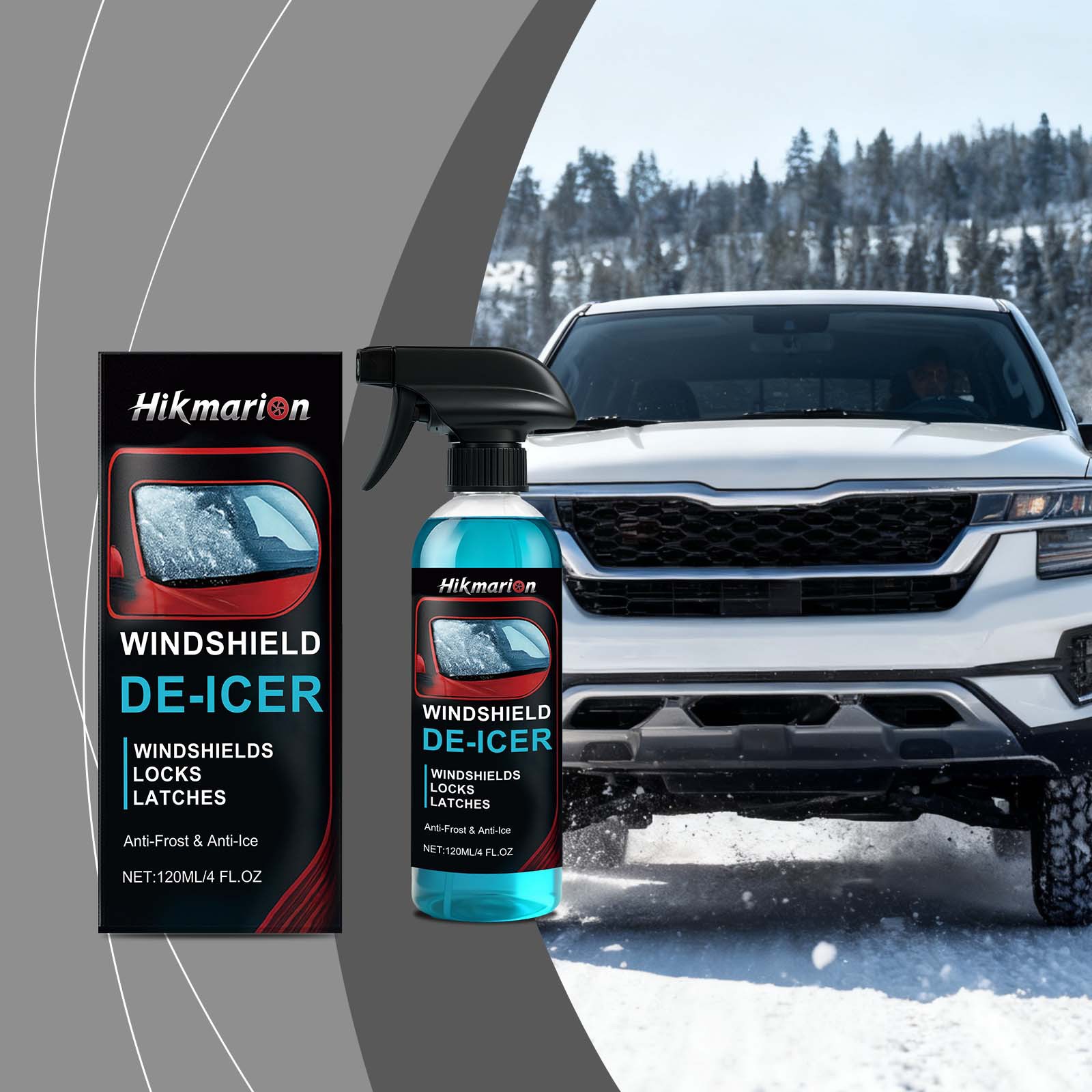Windshield De-icing Spray