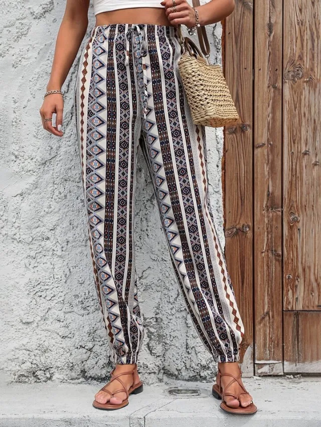 Women's Loose Casual Skinny Pants G7Z2701 - Shop at LoveMi