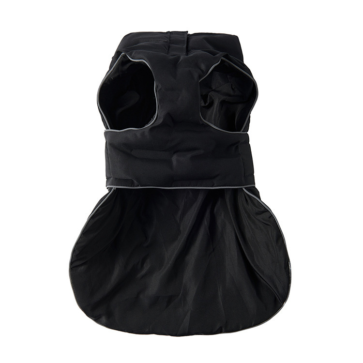 Water- And Wind-Resistant Velcro Jacket For Medium To Large Dogs