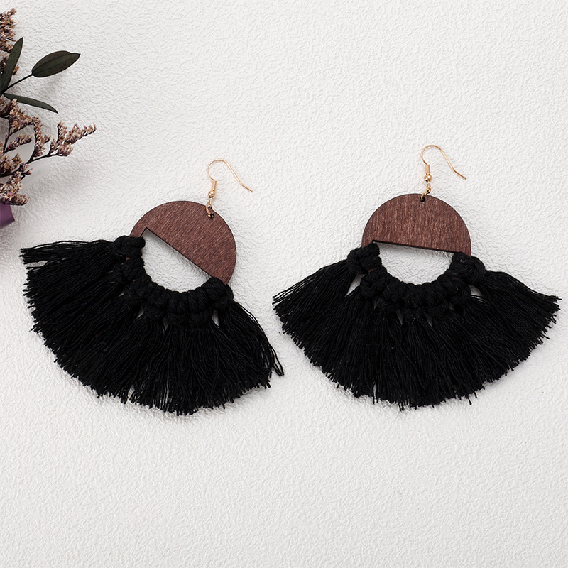 Macrame Tassel Earrings