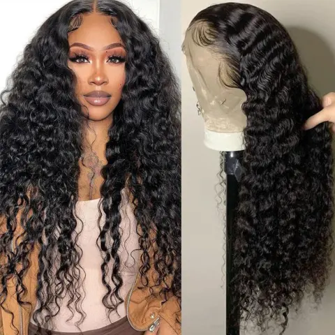 12a Water Wave Human Hair 13x4 Lace Front Wig