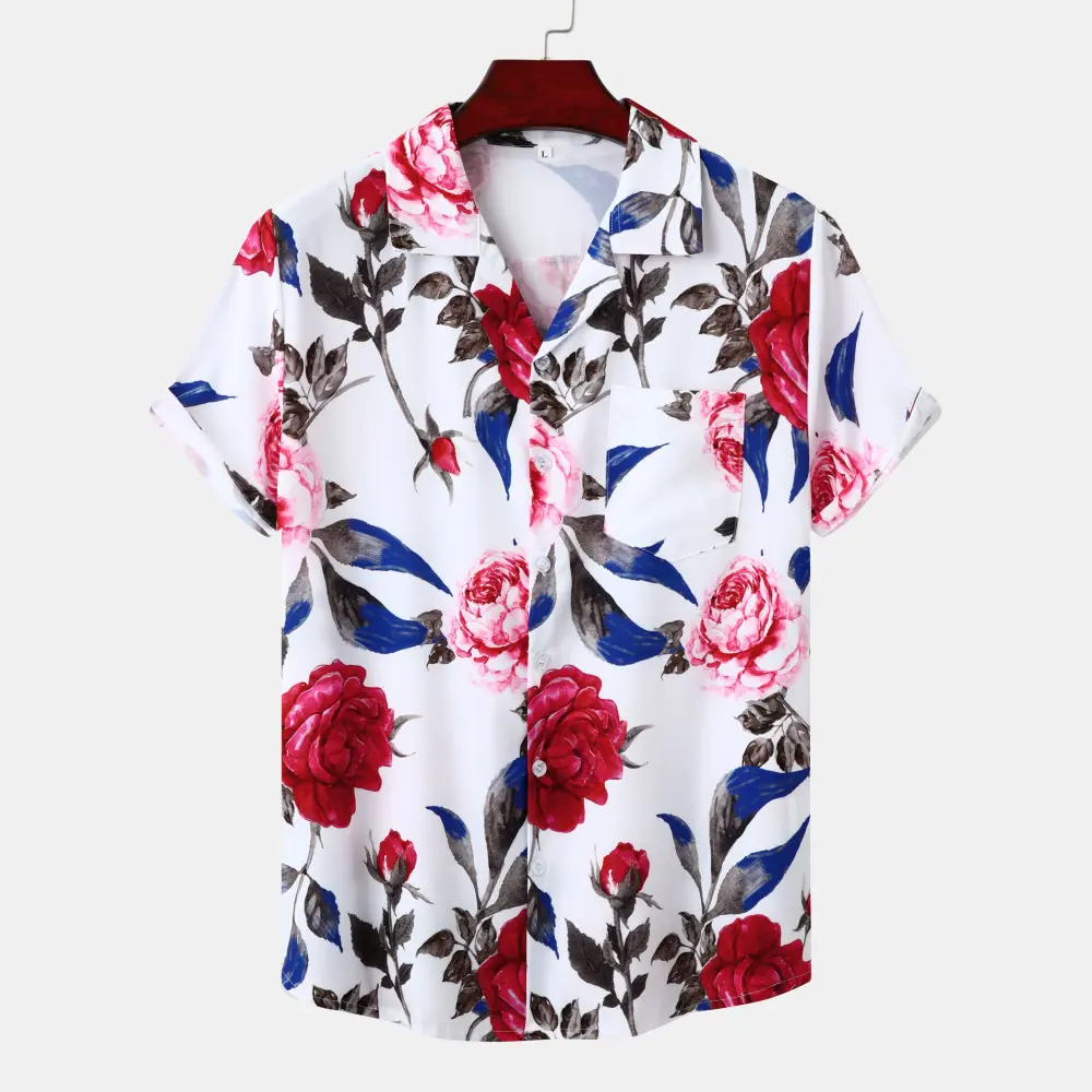 Youth Vacation Casual Beach Style Short Sleeve