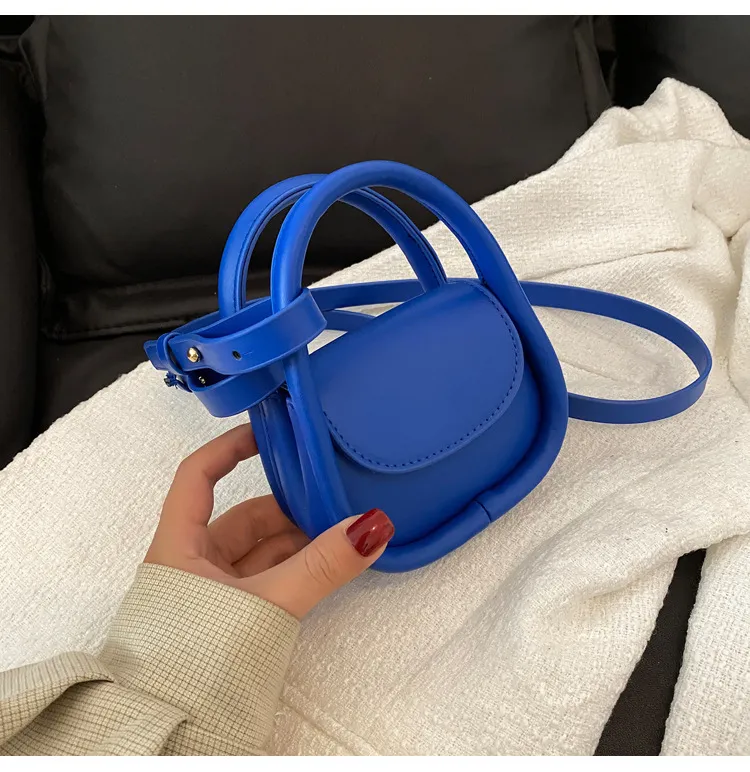 Niche Design Bag Women's Mini Headphones - Blue