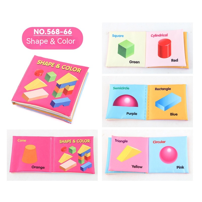 Shape And Color Cloth Book