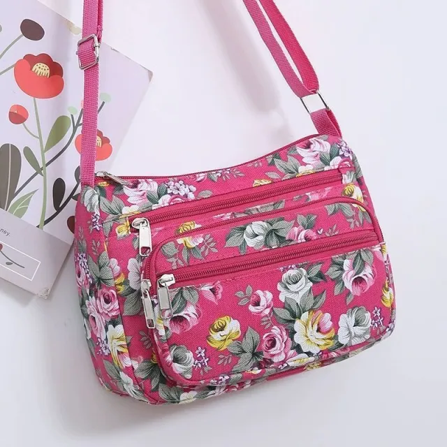 Middle aged And Elderly Oxford Cloth Mother Bag Rose - Shop at LoveMi