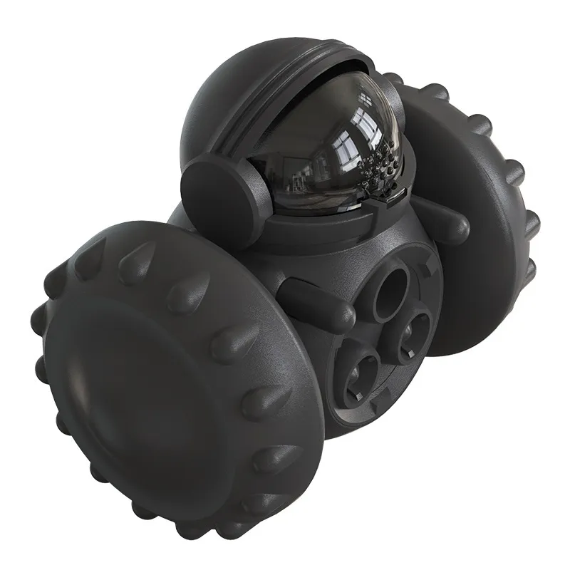 Cat And Dog Toys Slow Food Interactive Balance Car Multifunctional Fun Development Smart Pet Feeding Dog Toy Car Pets Products - Black