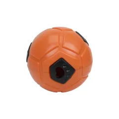 Dog Toy Ball Nibbling Teeth Grinding Toy - Orange Hollow Style - View 1