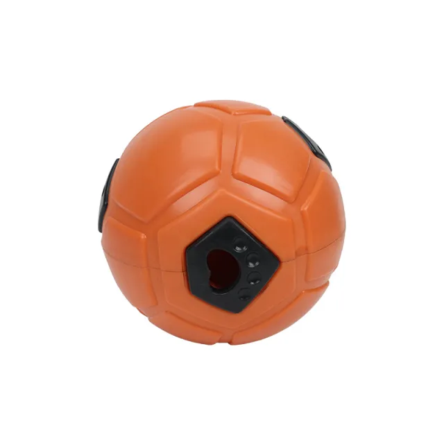 Dog Toy Ball Nibbling Teeth Grinding Toy Orange Hollow Style - Shop at LoveMi