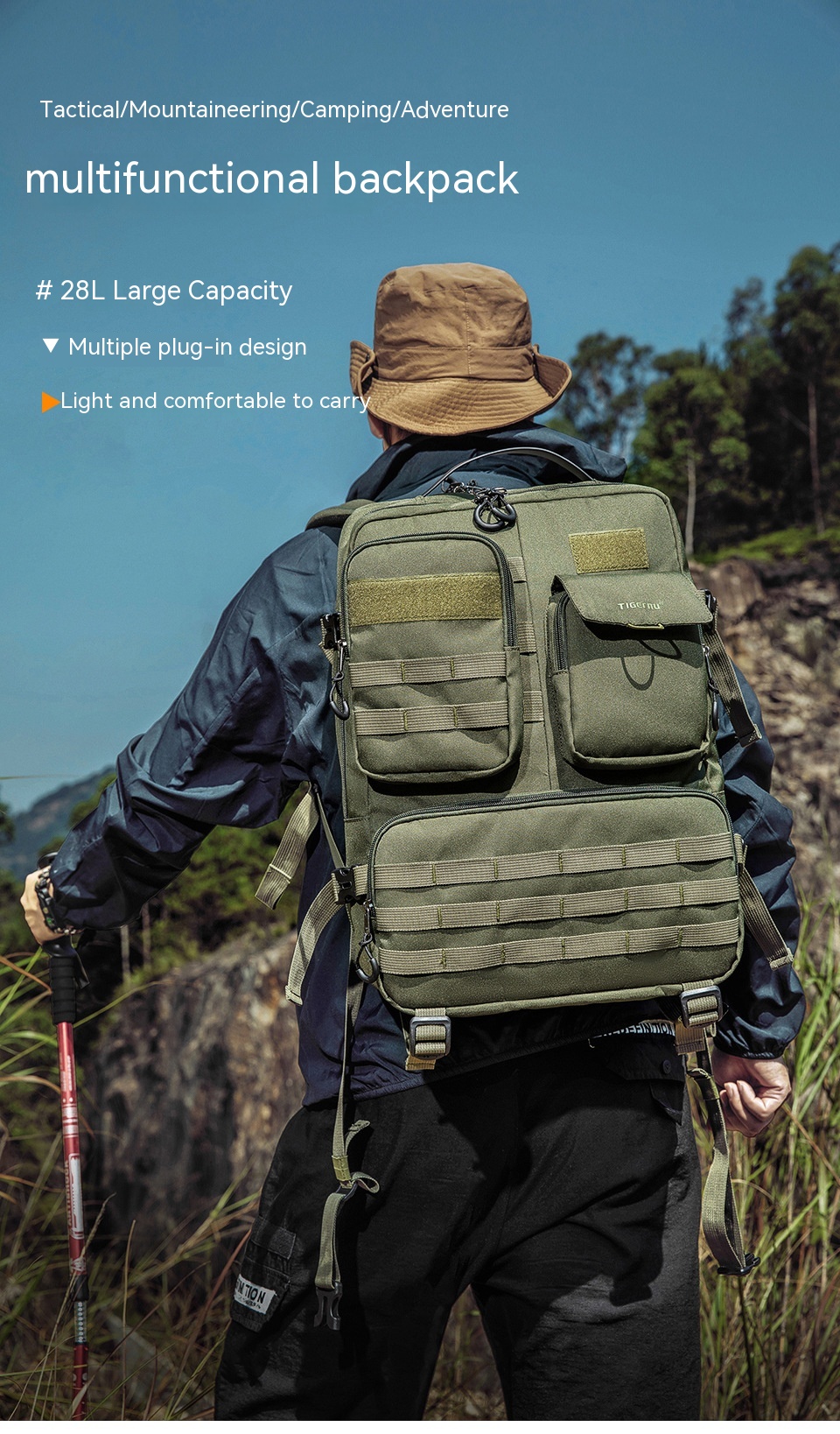 Tactical Backpack Men's Waterproof Outdoor - Image 5