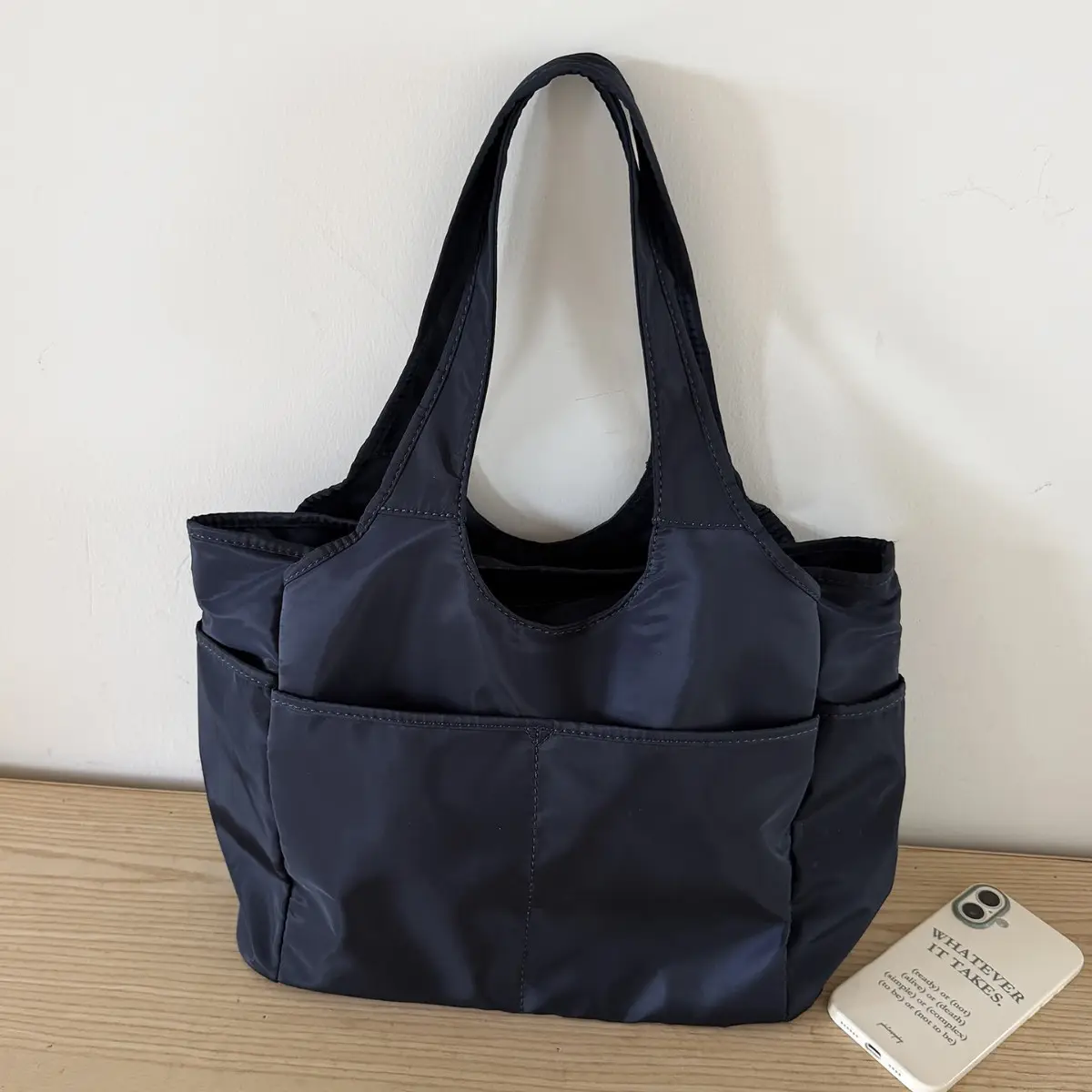 Womens New-Style Large-Capacity Waterproof Nylon Shoulder Tote
