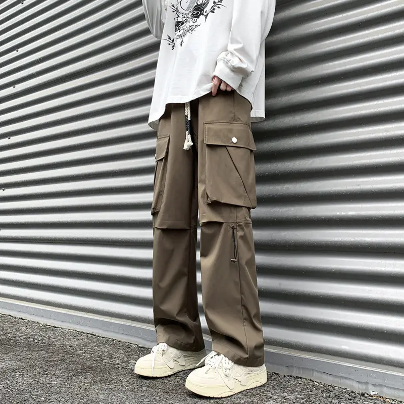 Workwear Straight Casual Trousers