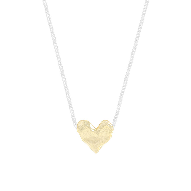 Fold Texture Lava Love Sterling Silver Clavicle Chain