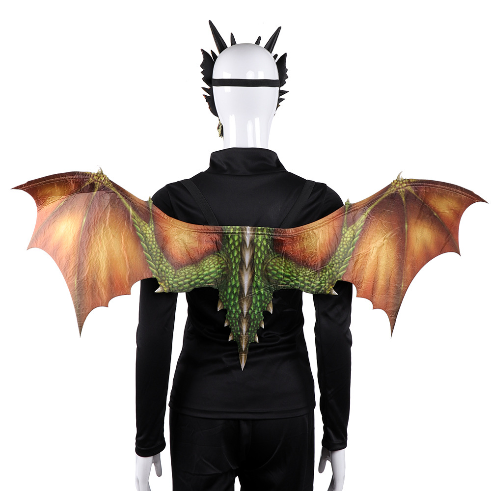 Title 9, Cos Head Cover Men Non Woven Dragon Mask Wings ...