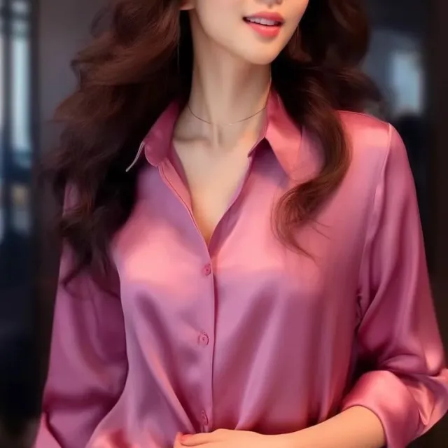Fashionable And Chic French Women's Shirt Red - Shop at LoveMi