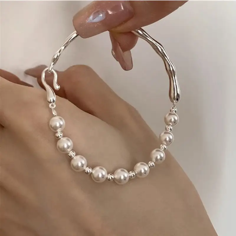 Pearl Broken Silver Bracelet Non-fading Combination Bracelet