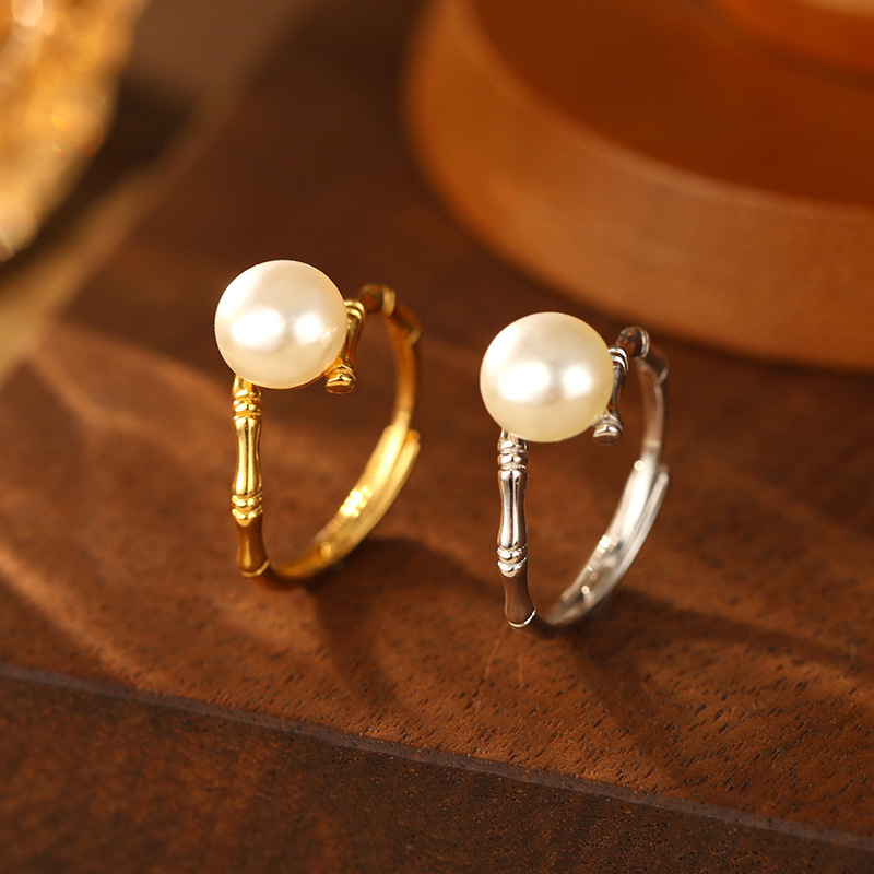 Special-interest Design Pearl Ring Female Fashion