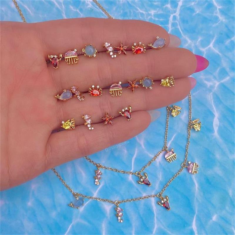 Marine Small Animal Bracelet 18K Gold Trendy Bracelet