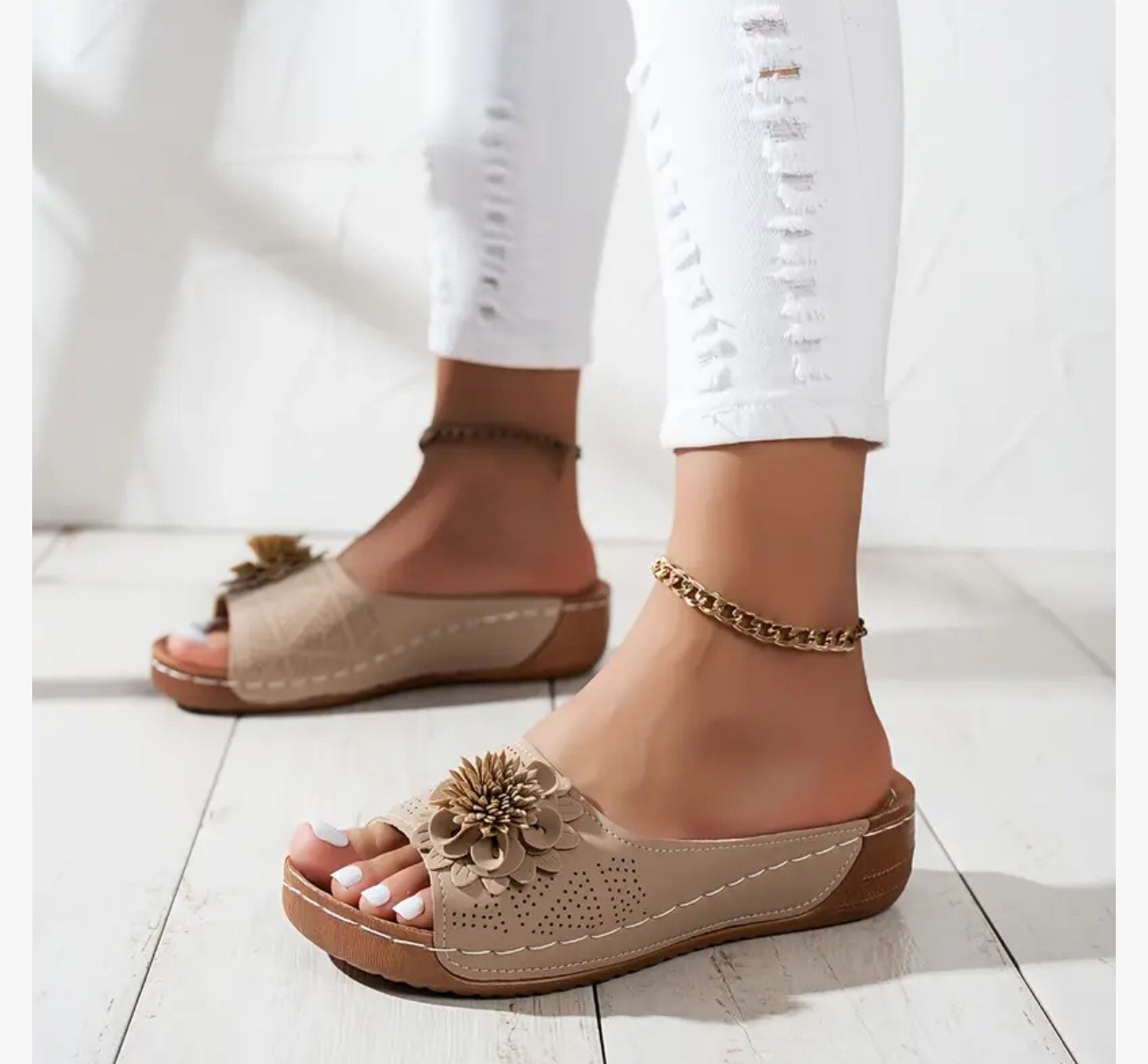 Open-Toe Slide Sandals, picture 6 of 11