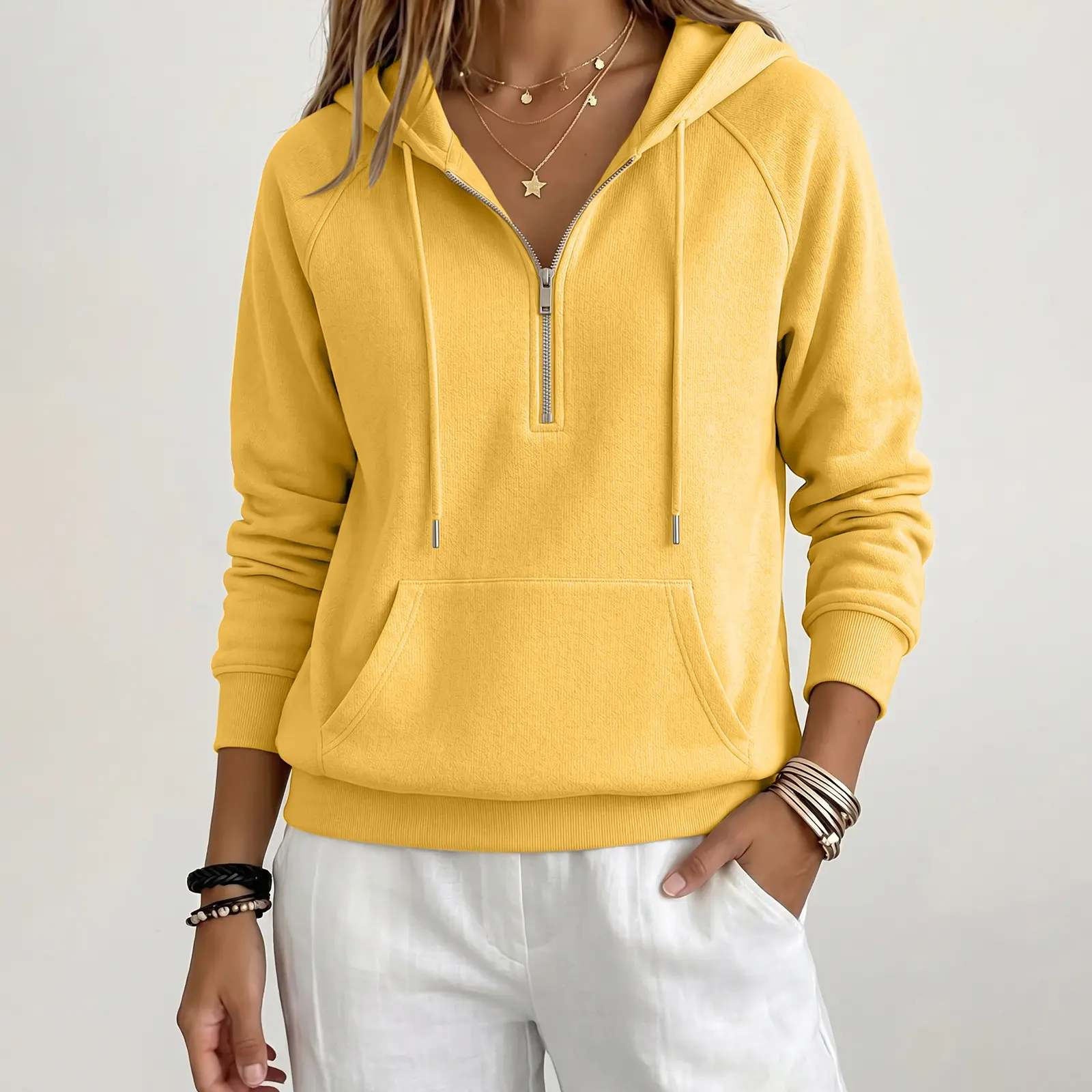 Fashionable Womens Cardigan Hoodie Jacket