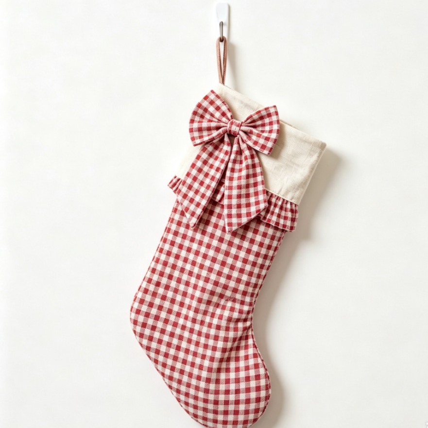 Christmas Gift Bag with Bow Knot
