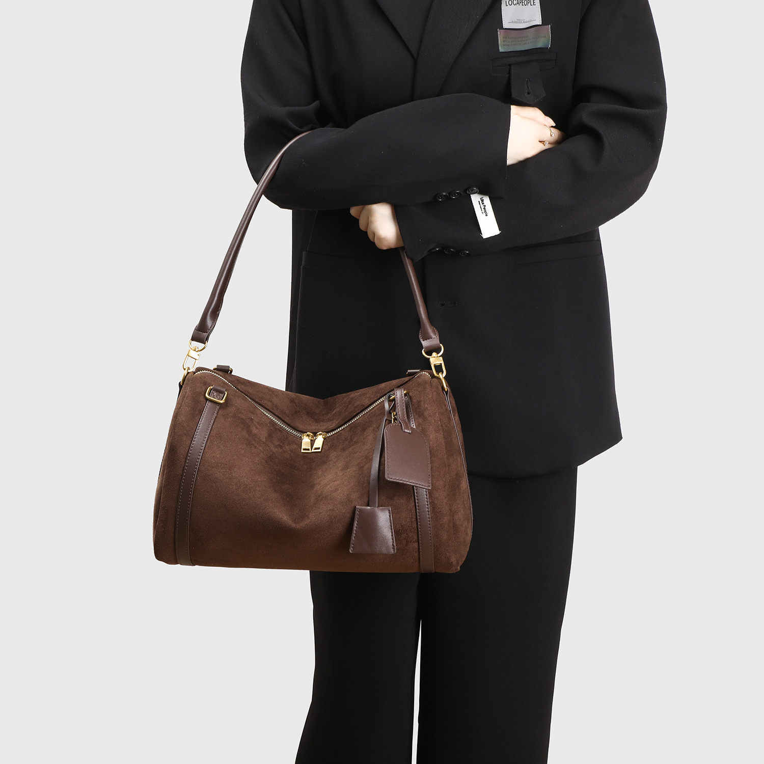Stylish Minimalist Matte-finish Pillow Bag Large-capacity Commuter Tote For Women