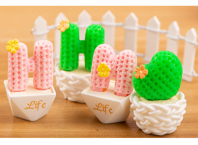 Title 9, Resin Cactus Plant Table Decorations Ornaments