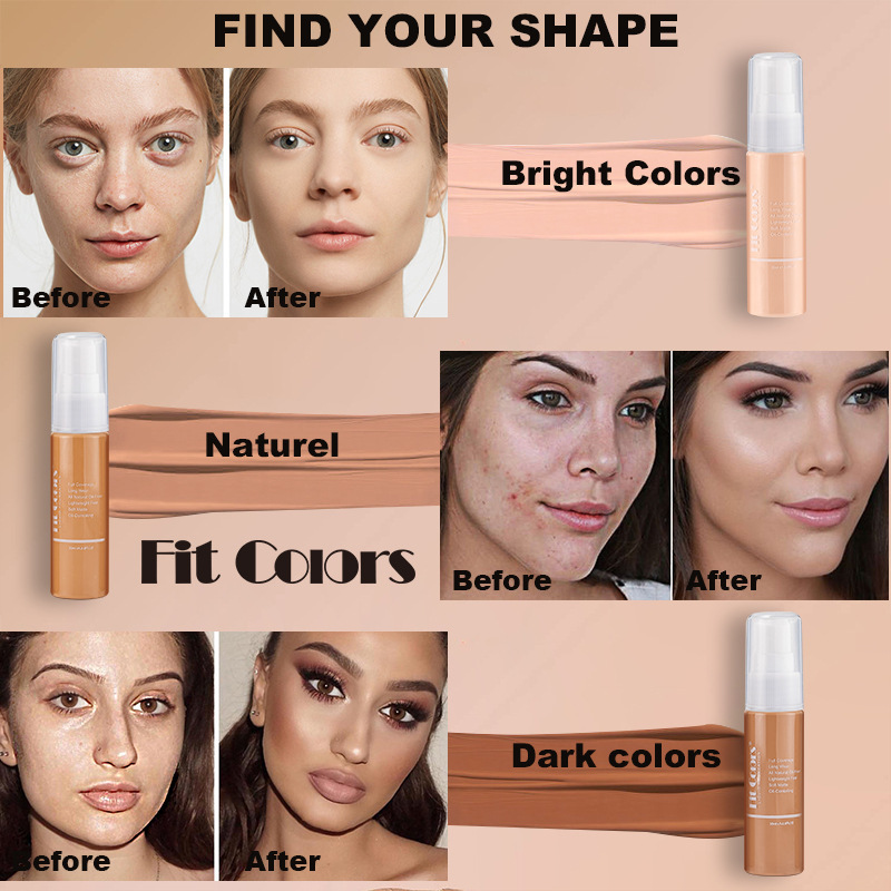 8-Color 30ml Matte Foundation Lotion