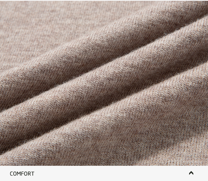Men's Wool Half-Zip Stand-Collar Jumper image 12