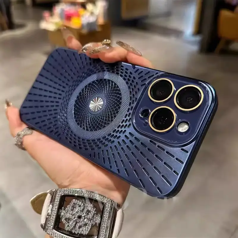 Ice-sensitive Hollow Heat Dissipation Magnetic Drop-resistant Protective Cover