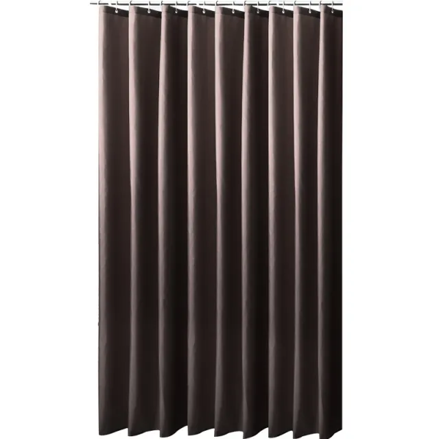 Waterproof Shading Shower Partition Curtain Punch free Coffee Color - Shop at LoveMi