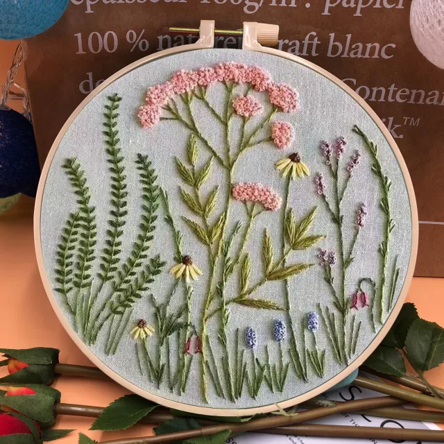 Zero Basic Handmade Embroidery Simple And Easy To Learn Diy Handmade Embroidery Novice Junior Embroidery Material Descendants Of The Rich No6 - Shop at LoveMi