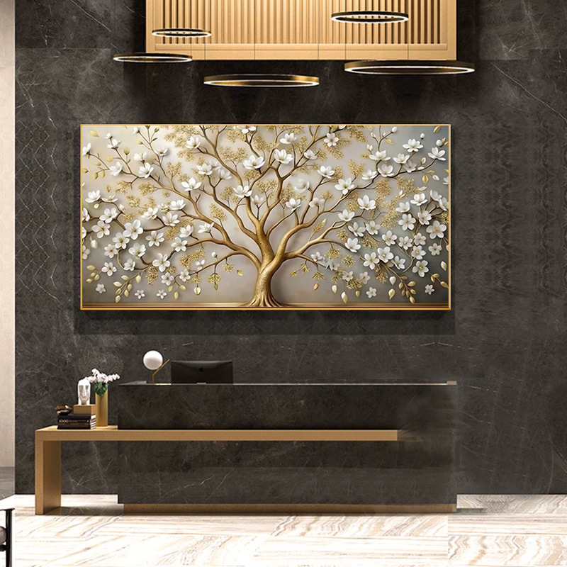 Abstract Rainbow Soul Tree Colorful Trees Plant Mural 10