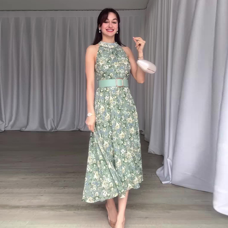 Women's Fashion Personalized Printing Elegant Dress