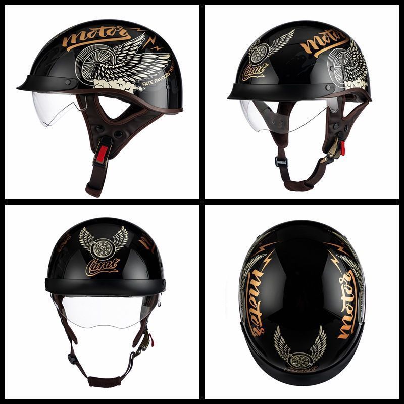 Retro Helmet Electric Motorcycle Helmet
