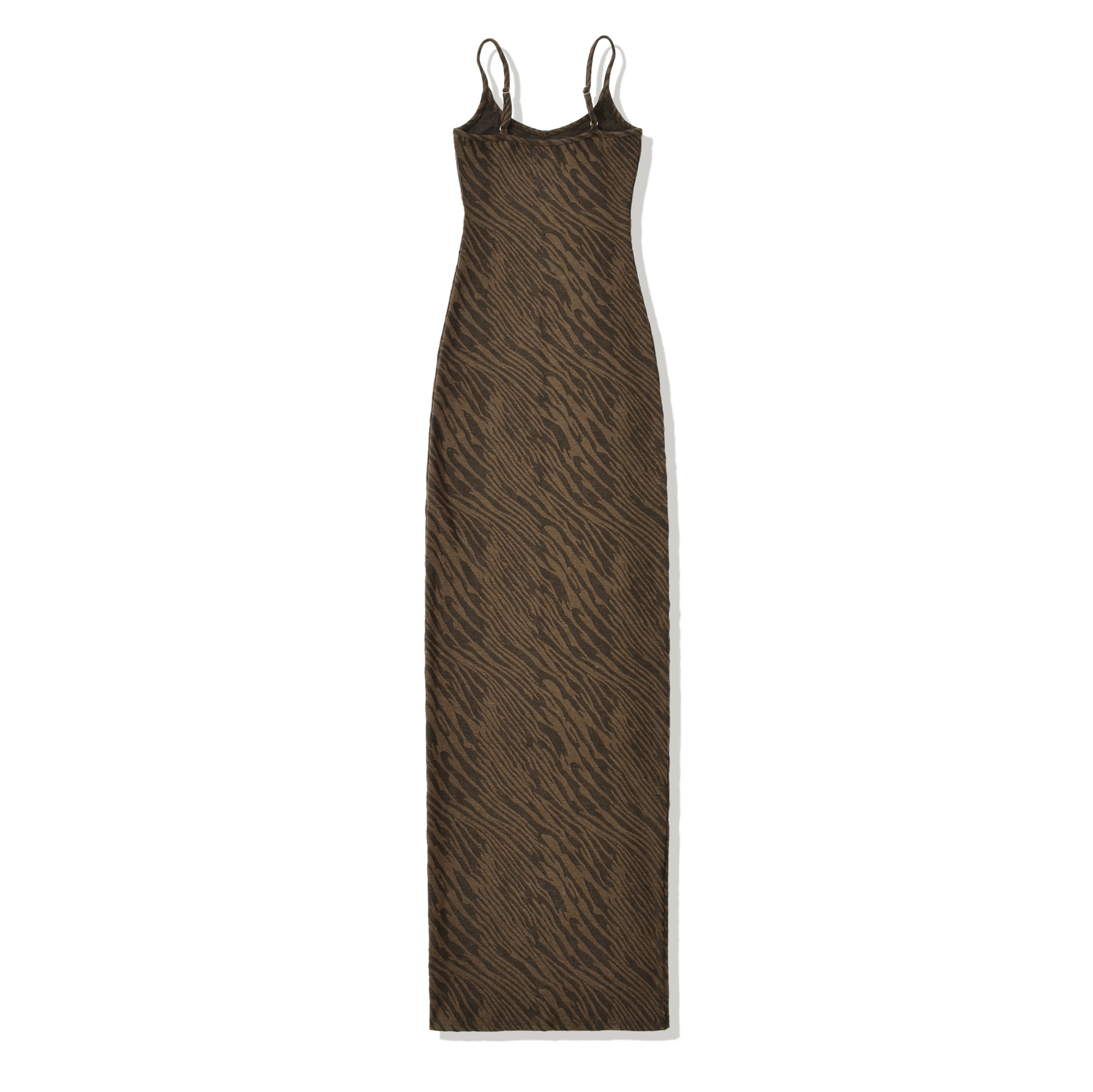 Fitted Waist, Hip-hugging Long Skirt Sexy Sassy Leopard-print Strap Dress 6