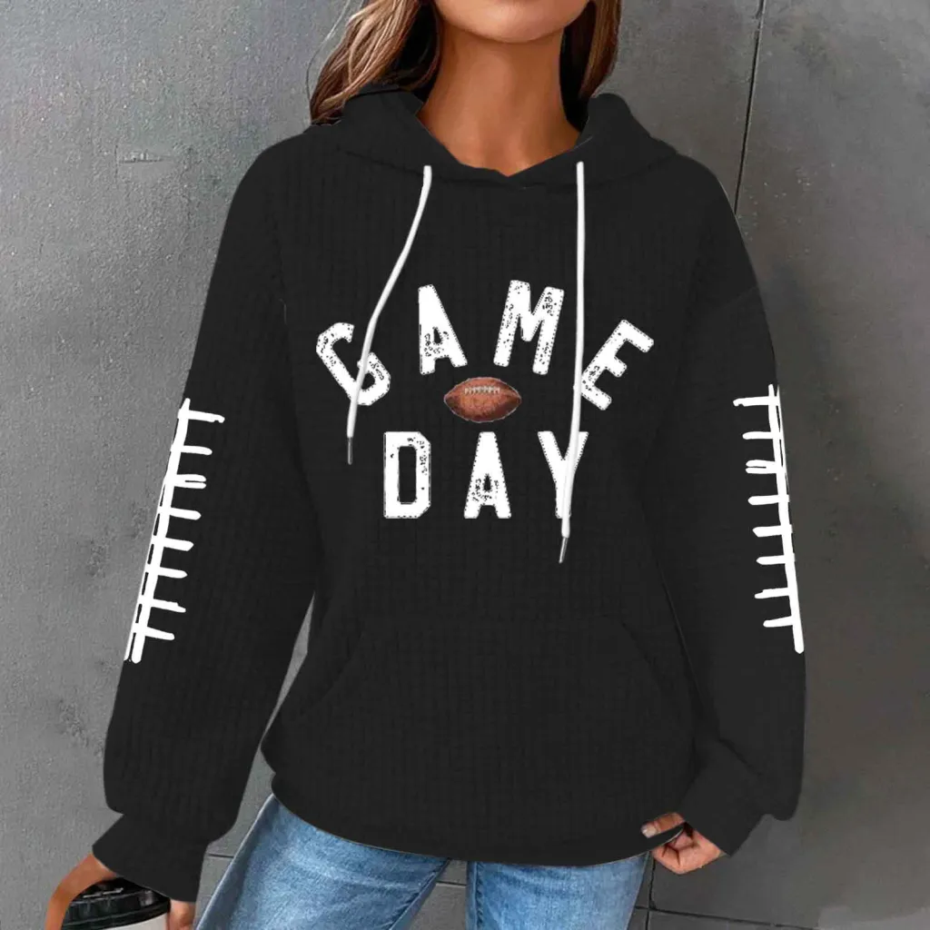 Hooded Long Sleeve Sweater All-matching Loose - G44Z674-L