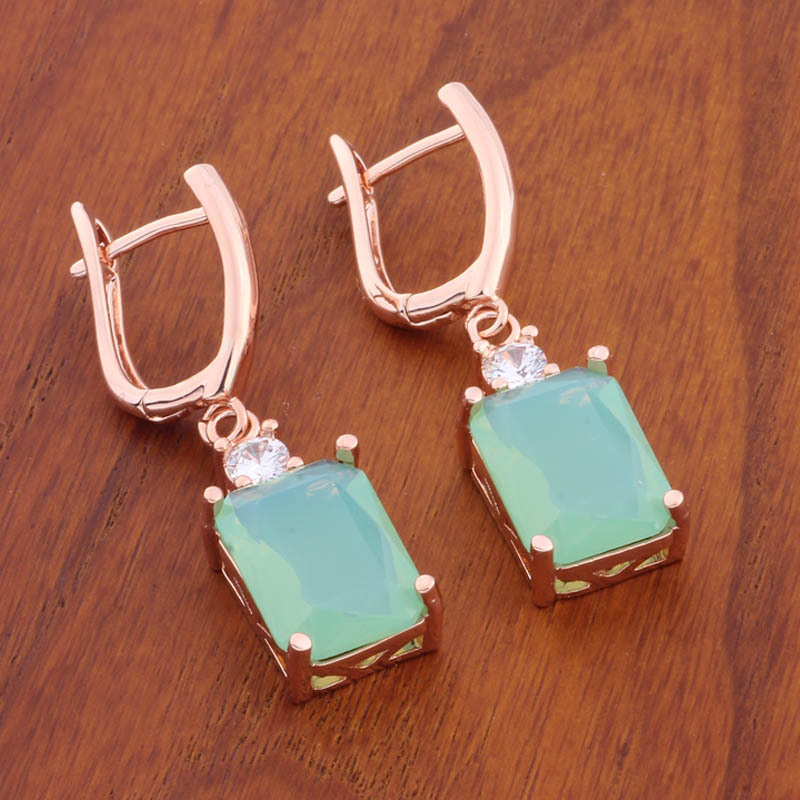 Stylish Vintage And Sophisticated Zircon Drop Earrings