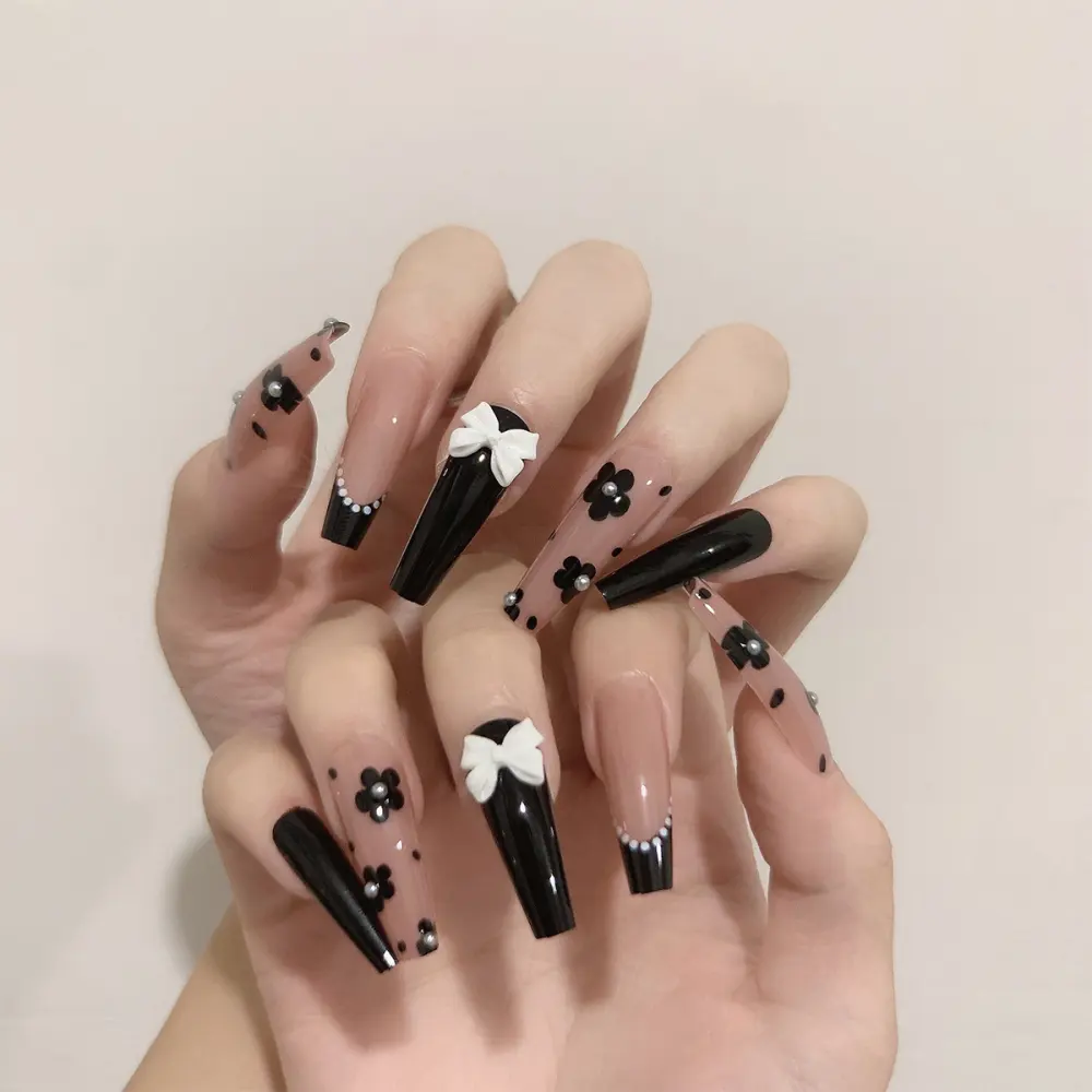 Women's Ice Transparent Wear Nail Art Patch Removable