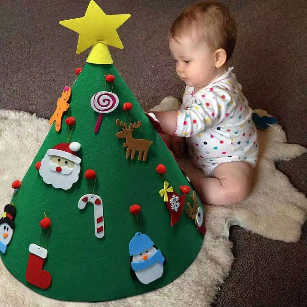 Felt Christmas Tree Three-dimensional Holiday High-grade Decorations