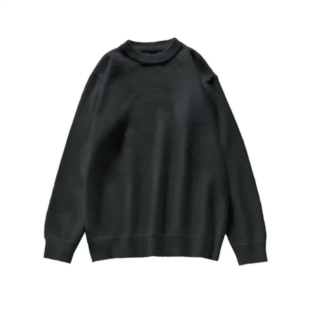 Women's Autumn And Winter Soft Loose Top Black - Shop at LoveMi