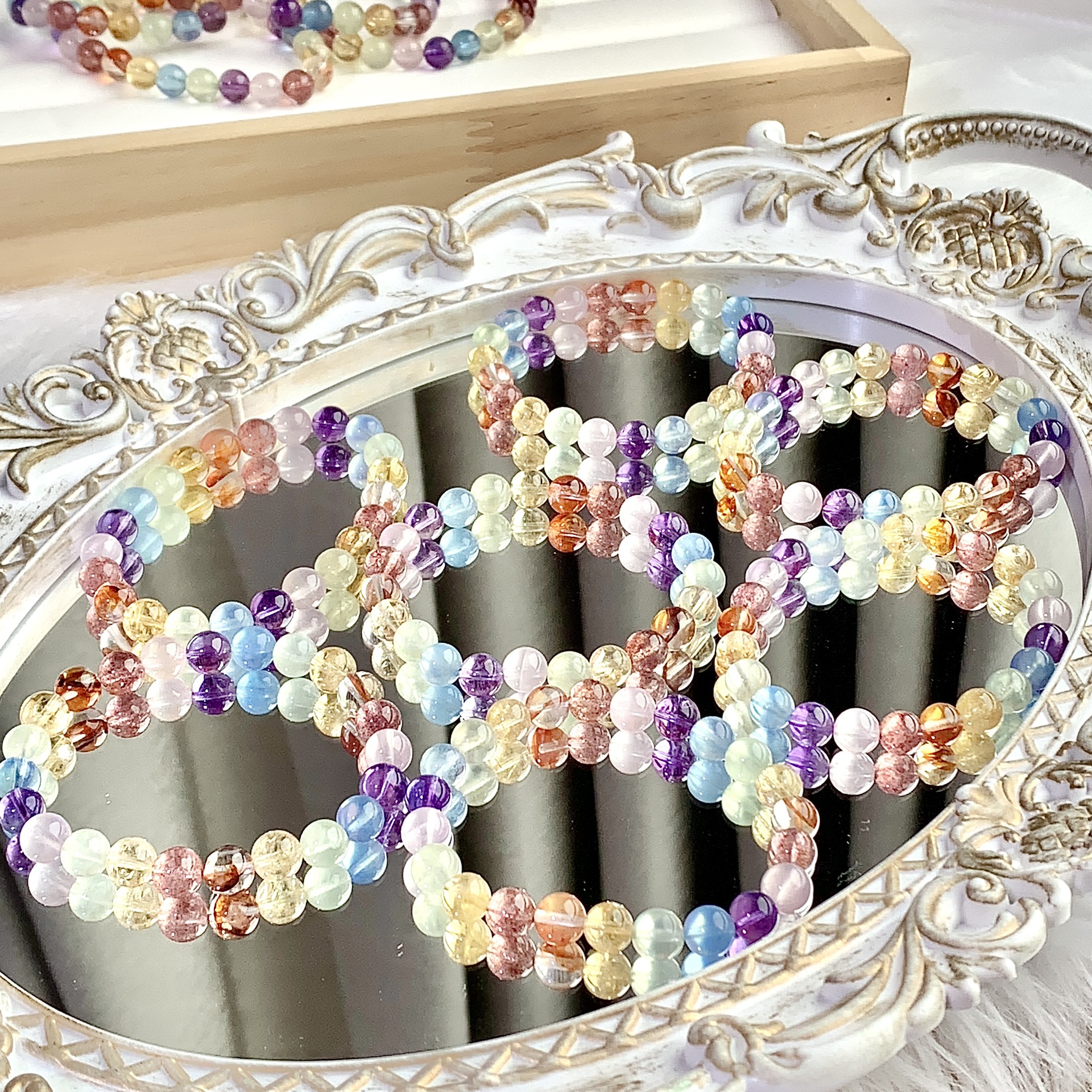 Natural Personalized Minority Temperament Duobao Crystal Bracelet