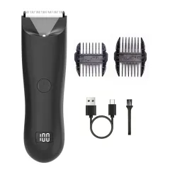 Electric Private Parts Lady Shaver Guard Private Security Hair Trimmer Easy - Black - View 1