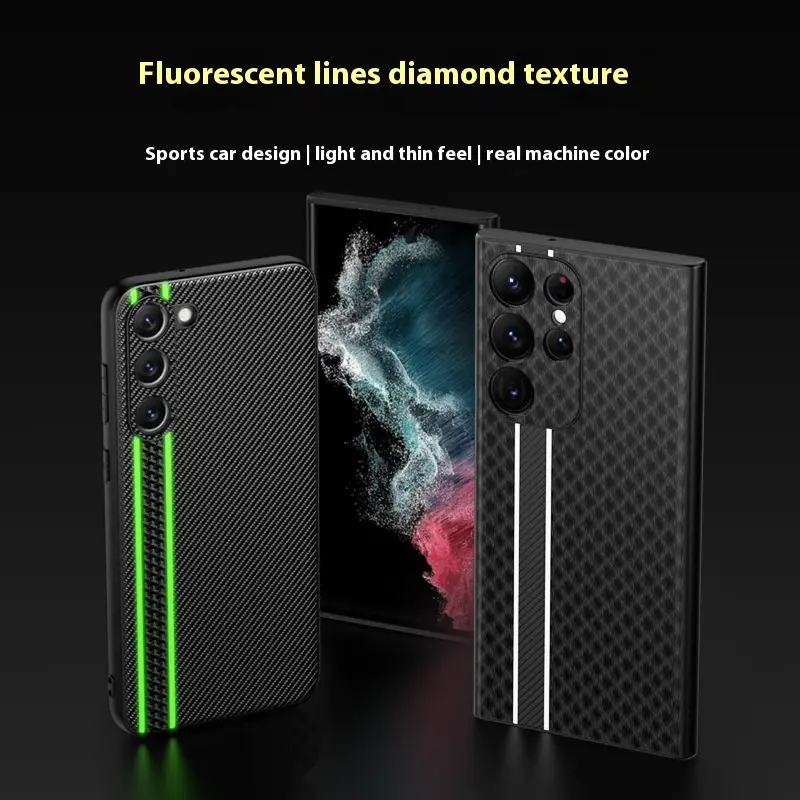 Business Plain Leather Phone Case Ultra-thin